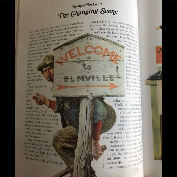 1977 Vintage Norman Rockwell The Saturday Evening Post Book - Picture 10 of 16